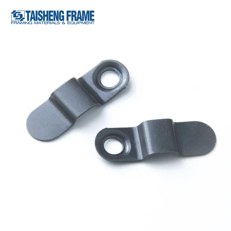 TS-K187 Arch Shaped Metal Pressed Plates with Screws Cross Stitch Framing Frame Button Photo Frame Turning Button Fastener