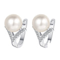 2023 New Sterling Silver Earrings Moissanite Freshwater Pearls Women Earrings Factory Customized Wholesale