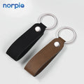 Light Laser Engraved Leather Keychains Blank Design for Personalization