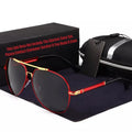 Luxury Polarized Unisex Driving Sunglasses with UV400 Lenses Fashion Square Pilot Design for Brand