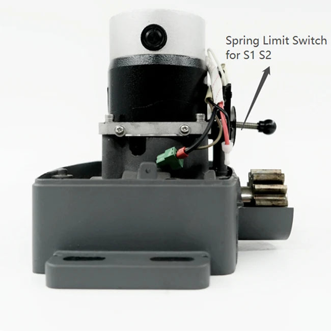 Modern Spring Limit Switch for S1 S2 Sliding Gate Opener Water-proof & Easy Operation Black Metal