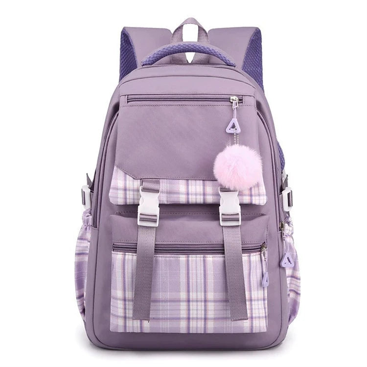 20L Custom Nylon Animal Print Trekking Everyday Student Plain Color Backpack Ladies