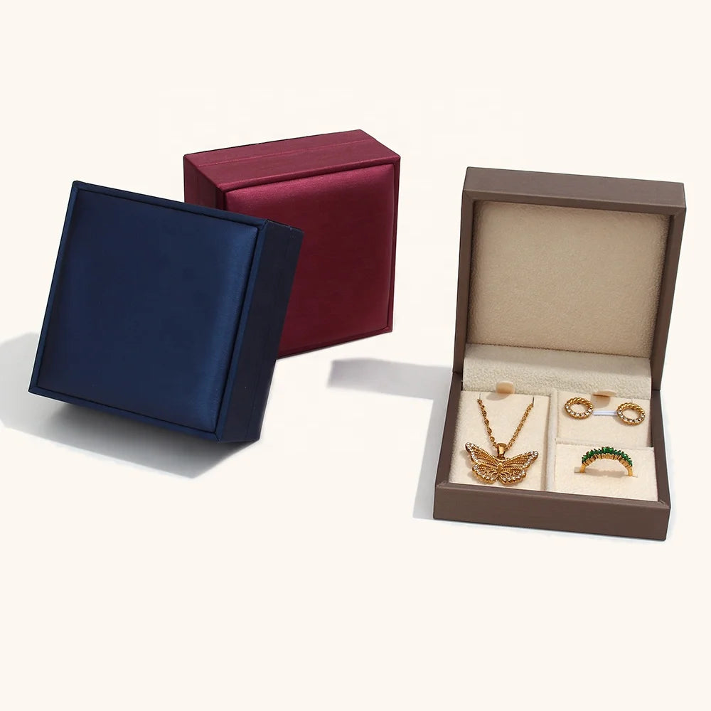 Dingran Customizable Jewelry Gift Box Packaging Fashion Necklace Earring Ring Box Packaging