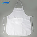 Plain White Sublimation Polyester Apron Blank for Sublimation Printing
