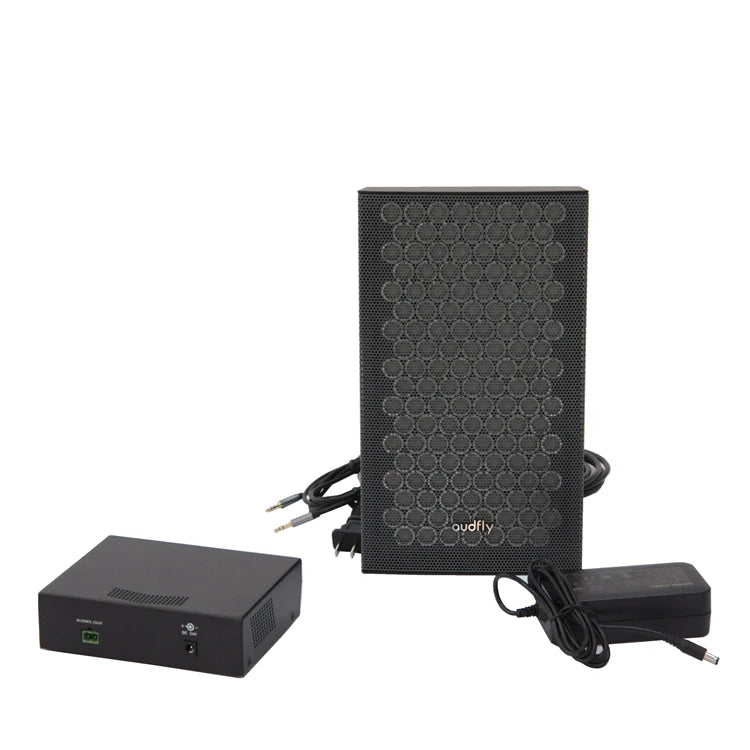 Audfly B2 Long Range Ultrasonic Wall Mounted Directional Sound Speaker for Museum