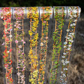 Waterproof 1-Roll PET Adhesive Tape DIY Decorative Stickers Flower Ladder Series Vine Ladder Hand Book Bottoming Masking MegaBDM