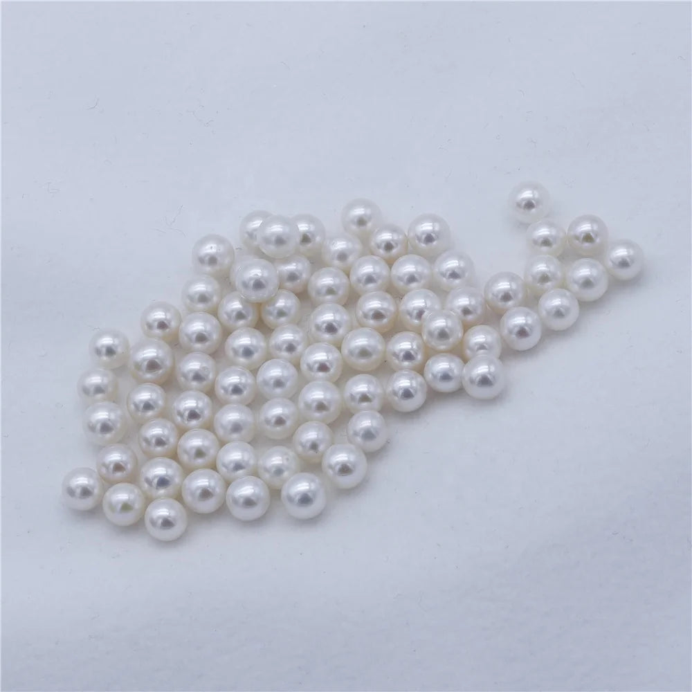 Wholesale 3-7mm AAAA Grade High Quality Natural White Color Loose Pearls Cultured Freshwater Pearls DIY Jewelry