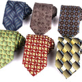 European and American Designer Style 3D Printed Flower 8cm Polyester Tie for Men