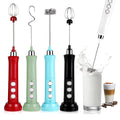 USB Rechargeable 3-Speed Milk Frother Automatic Electric Whisk Coffee Tea Tools for Latte Hand Use Foam Maker