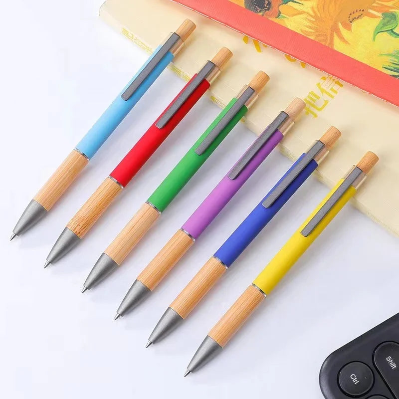 Very Cheap Laser logo Pen Eco Friendly Bamboo Wood Metal Ballpoint Pen with Custom logo