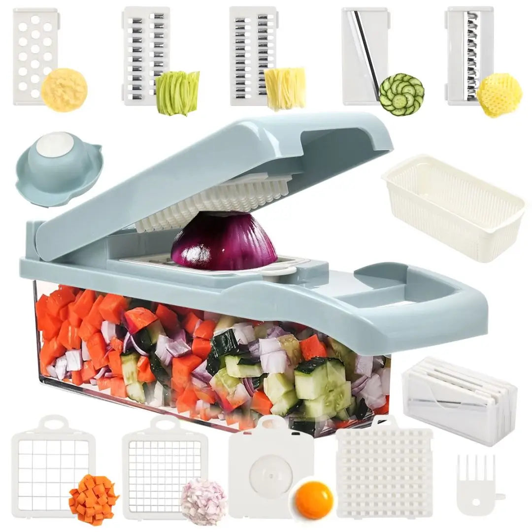 Hot Selling Kitchen Slicable Shredded Diced Multifunctional Vegetable Cutter Onion Vegetable Slicer Vegetable Chopper