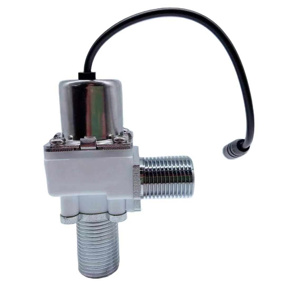 Transl MFZ0102M-90 DC 6V 9V 1/2 Inch Male Thread Latching Water Solenoid Valve for Remote Controlling  Faucet Systems