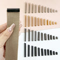 BF114 Alloy 20-38mm Wide Teeth Tail Clip Handbag Corner Clasp Durable Eco-Friendly Hardware Accessories Clothing Protection Side