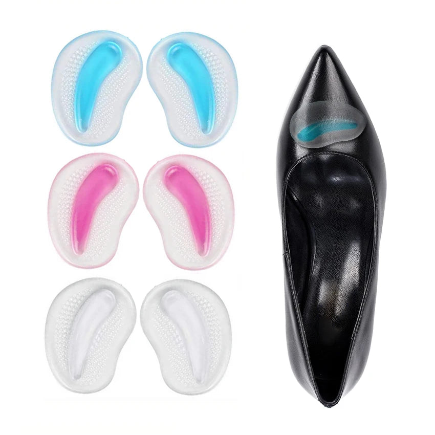 Metatarsal Pads Forefoot Ball of Foot Cushions for Pain Relief Comfort Shoe Inserts Mortons Neuroma Callus Gel Insoles Support