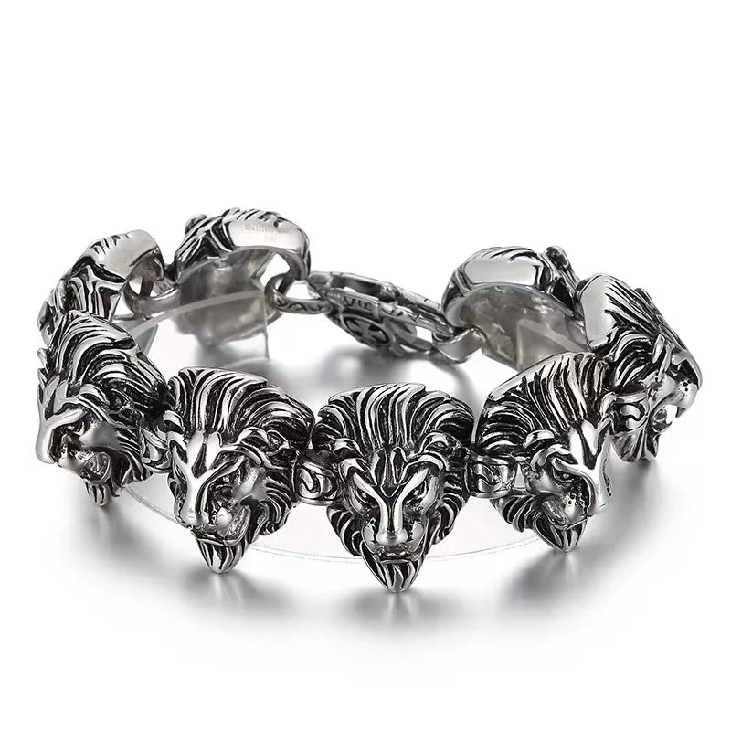 Latest Hot Sale Lion Bracelet Large Stock Top Quality Jewelry Minimalist Stainless Steel Bracelet