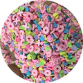 Valentine's Day Hearts Hugs Kisses Polymer Clay Slices Sprinkles Embellishments for Nail Art Slime Fillers Holiday Party Decor