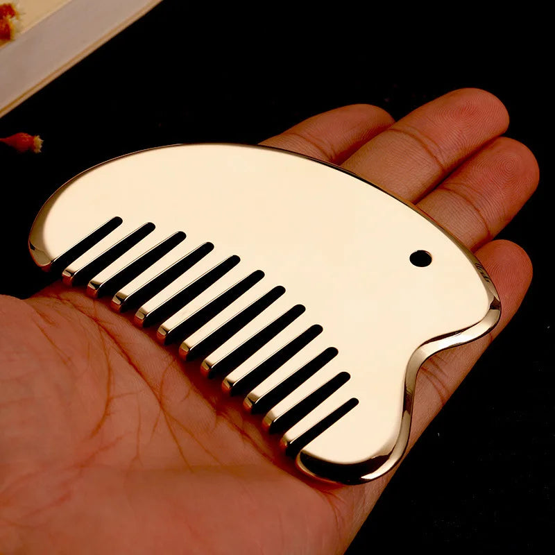 HZ Factory Direct Gua Sha Set for Face and Body - Stainless Steel Brass Guasha