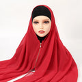 Breathable Women Shawl Large Malaysian Long Chiffon Hijabs Scarf