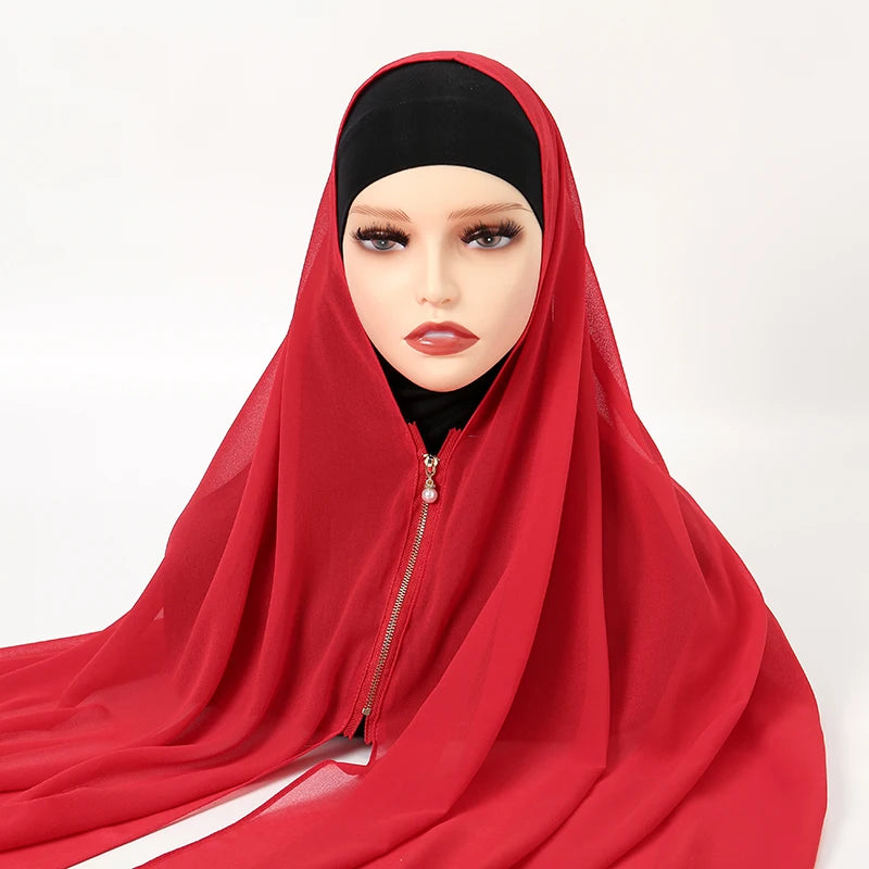 Breathable Women Shawl Large Malaysian Long Chiffon Hijabs Scarf