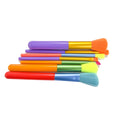 Professional Custom Logo 15pcs High Quality Soft Eyeshadow Makeup Brushes 15pcs Colorful Face & Concealer Tools