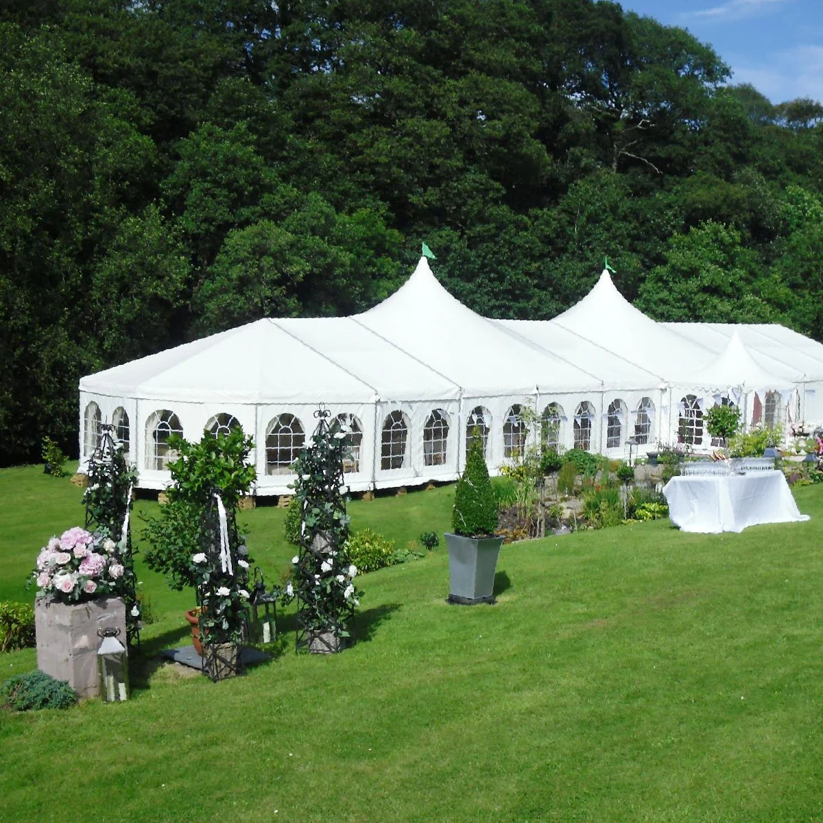 YunTu Luxury White Large Outdoor Wedding Event Mixed Tent for Sale