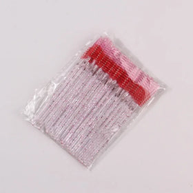 Colored Head of Disposable Eyelash Brush Masacra Wands Customized Colors and Package Available