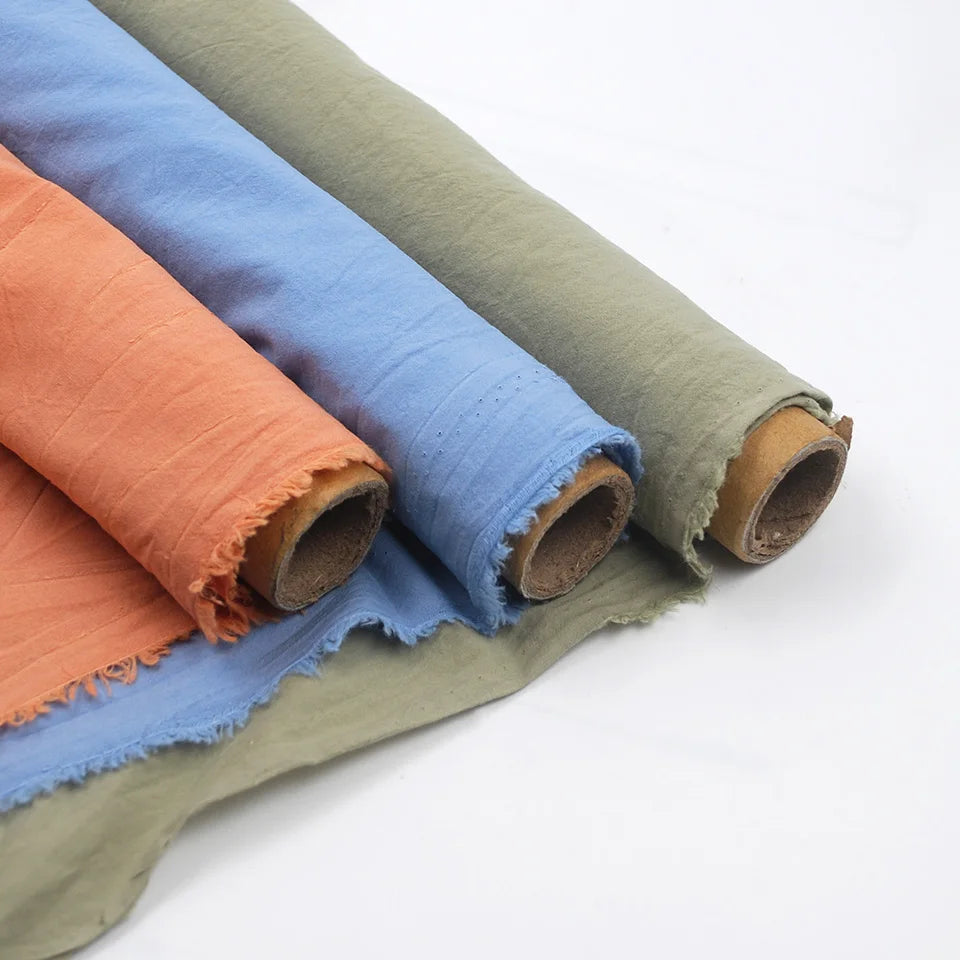 High Quality Wholesale 90gsm 60s Tissu Soft 100% Organic Pure Cotton Fabric for Women Man Shirt Clothing
