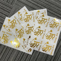 Customized Black 100 Y Metallic Heat Transfer Vinyl Rose Gold Metal Foil Tshirt Printing Heat Transfer logo Sticker for Fabric