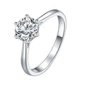 MR130 Wholesale Fine Jewelry Rings Pure Silver Rings Moissanite Wedding Jewelry Zirconia 925 Sterling Silver Ring Women
