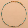Trendy Miyuki Seed Beads Strand Short Choker Necklaces for Women Bohemia Ethnic Designer Jewelry Cute Gold Wholesale for Sister
