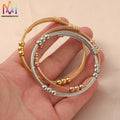 DIY Minimalist Jewelry Ball Charm Stainless Steel Bead Bracelet Bulk Bead Bangle