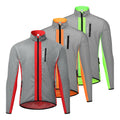 WOSAWE Men's Spring Windbreaker High Visibility Windproof Cycling Jacket Night Glowing Waterproof Reflective Cycling Clothing
