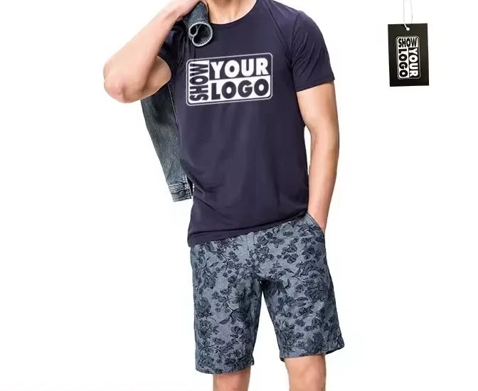 Custom Print Summer Mens Quality t Shirt Fashion Tshirt  180gsm T-shirts Tisses Pour Hommes