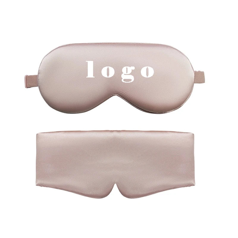 Luxury Smooth and Soft Real or Faux Silk Sleeping Mask Silk Eye Mask With Adjustable Strap