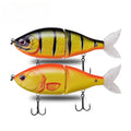 2024 New Product150mm 56g Sinking Hard Bait Plastic Jointed Obese Hunter Soft Tail 2 Section Fishing Lure Jerkbait Swimbait