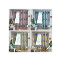 Factory Wholesale Modern Living Room Gardinen Textil Home Printed Blackout Curtain Ready Made for Bedroom