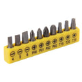 10pcs Impact Precision Cordless Drill Electric Screwdriver Bit Torx Hex Electric Drill Accessories 1/4 " Hexagonal Hex Shank Bit