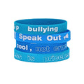 Factory Wholesale Hot Sale Anti-bullying Propaganda Quotes  Protect the Healthy Growth of Children Custom Silicone Bracelet