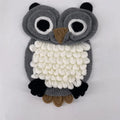 Factory Direct Cheap 3d Woolen Owl Knitted Embroidery Patch