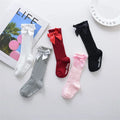 1Pcs Custom Logo RTS Spring Autumn Newborn Infant Toddler Clothes Cotton Baby Girls Bowknot Stockings