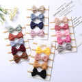 Sweet High Quality Eco-Friendly Unisex Nylon Elastic Bands Hair Accessories Baby Bows and Headbands Set