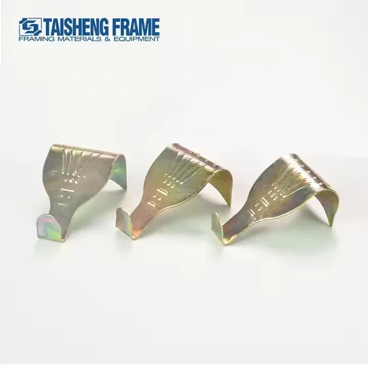 TAISHENGFRAME TS-K269 Zinc Finish Safety Metal S Hook Heavy Duty 7 Shaped Hook for Hanging Photo Frames 12x55mm