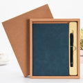 Luxury High Quality Logo Custom Pen and Gift Box Soft Leather Cover Notebook Sets for Luxury Business Gifts Set