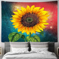 Sunflower Tapestry Woven Mandala Printed Design Eco-Friendly Polyester Landscape Tapestries Sofa Towel Blanket Wall Hanging