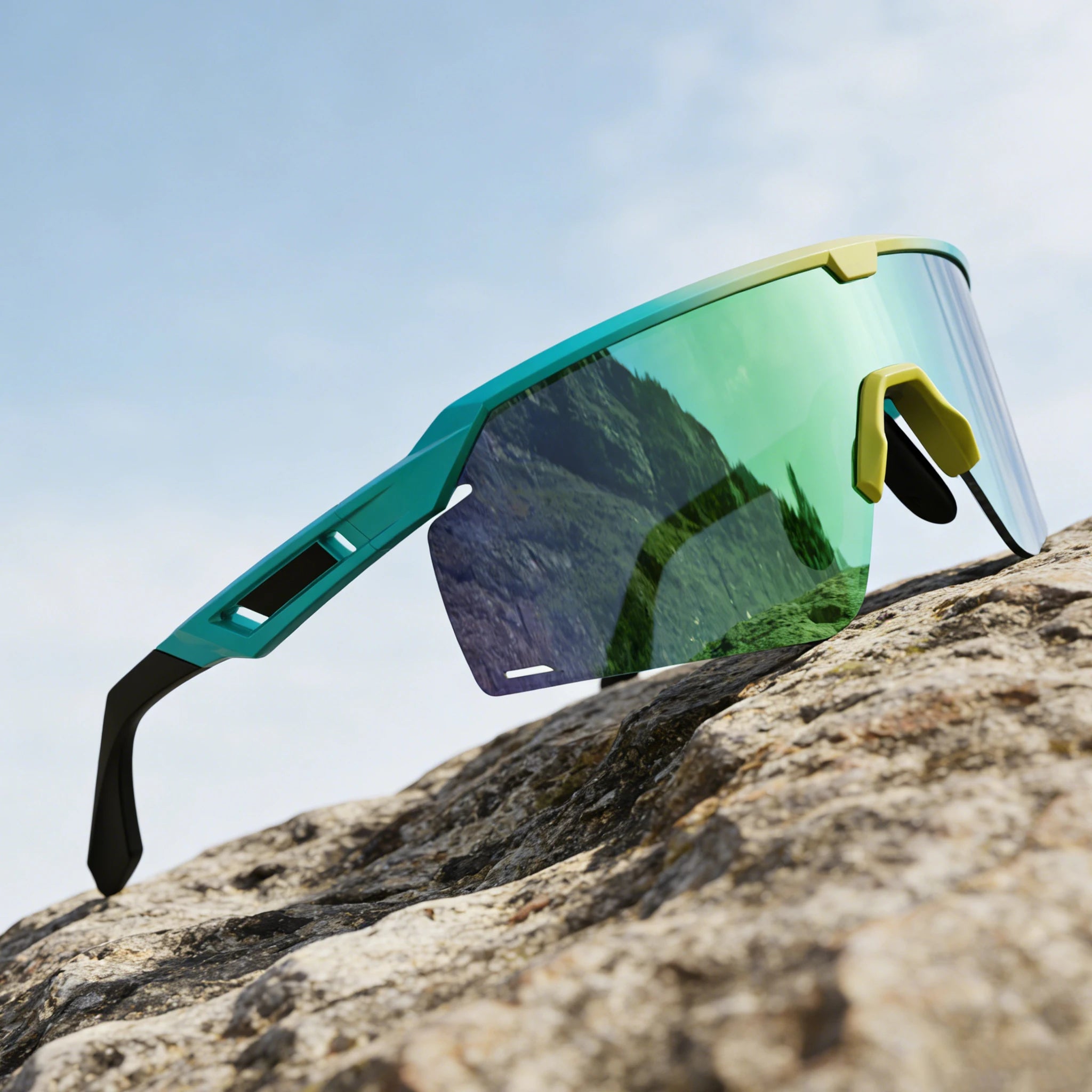 2026 Custom Outdoor Sports Goggles Running Glasses UV400 Unisex Mountain Bike Bicycle Cycling Sunglasses for Men