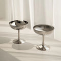 Premium Stainless Steel Ice Cream Bowl With Stand Ice Cream Cup