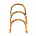 Deepeel MHD030 15cm 20cm Handbag Hardware Accessories Purse  Bamboo Handle Bag Wooden Handles