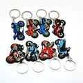 Promotional Business Gift for Custom Logo Key Chains 2d Diy Keychain Wholesale Motorcycle Key Ring Accessories