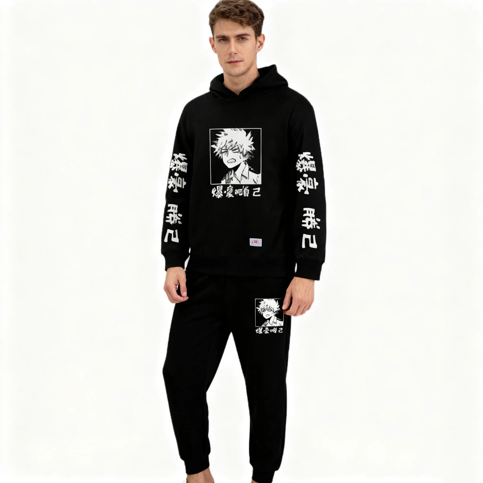 Unisex Two Piece Set Hoodie Sweater Joggers Sweatpants Dropshipping Men Women Kids