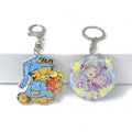 Custom Photo Laser Cut Plastic DIY Design Custom Clear Print Anime Glitter Keychain Acrylic Charm Custom